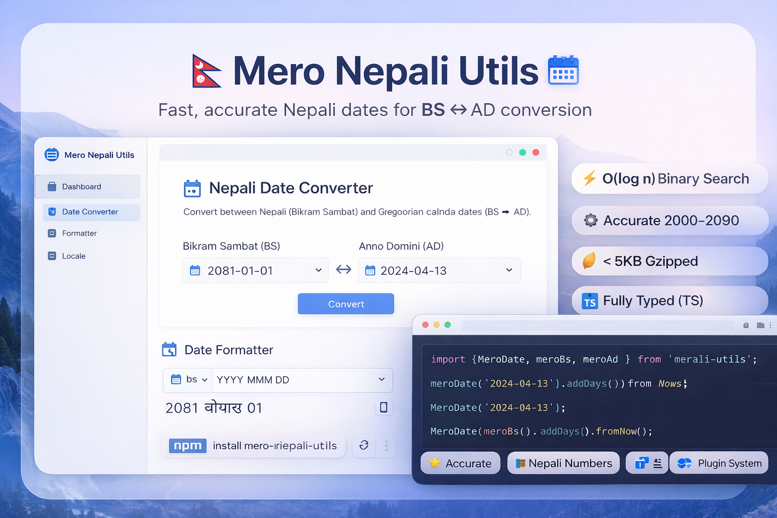 Mero Nepali Utils Preview